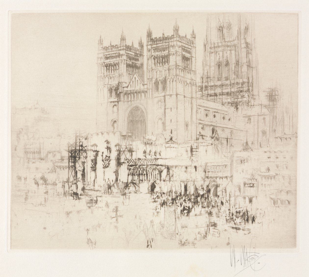 Kathedrale von Durham von William Walcot