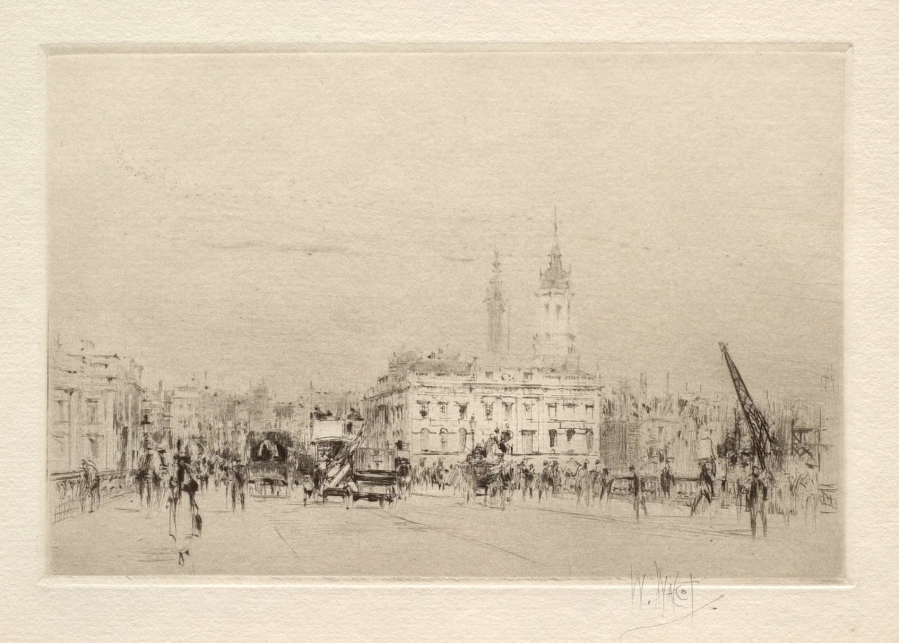 Auf der London Bridge von William Walcot