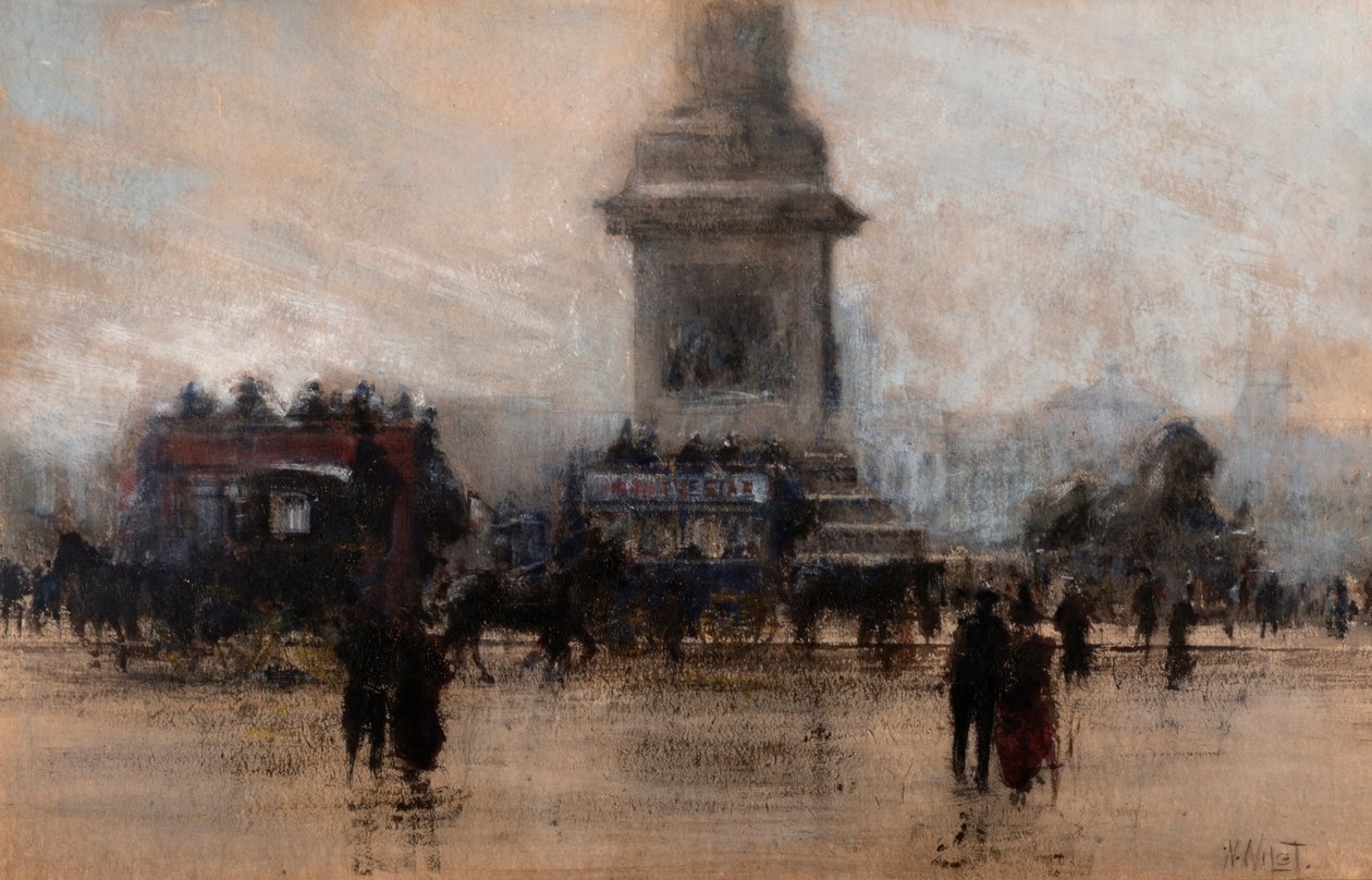 Trafalgar Square von William Walcot: hochwertiger Kunstdruck