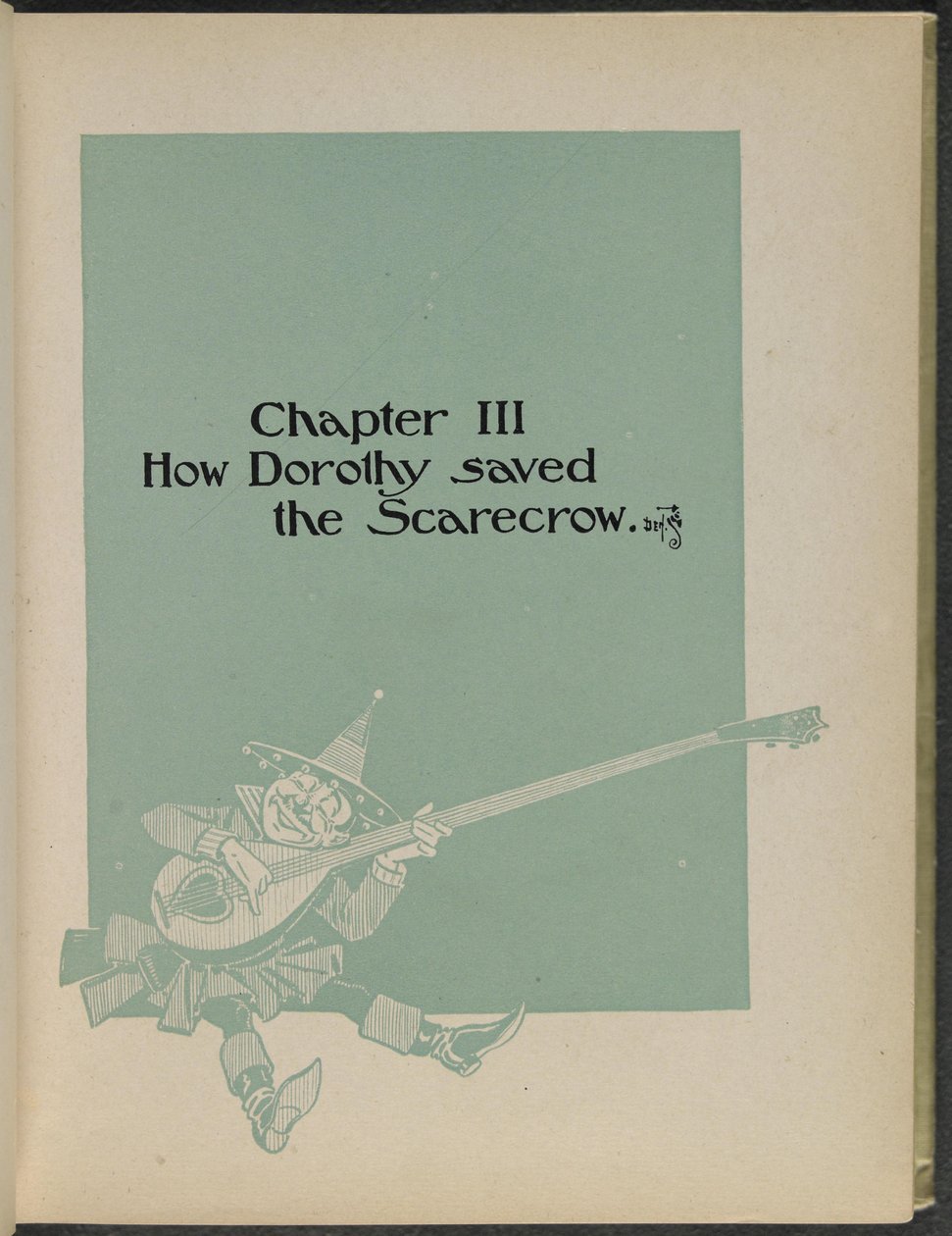 Illustration aus "Der wunderbare Zauberer von Oz" von Lyman Frank Baum von William Wallace Denslow