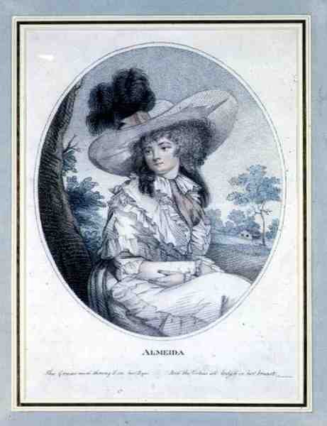 Almeida, gestochen vom Künstler, veröffentlicht von Prattent von William Ward