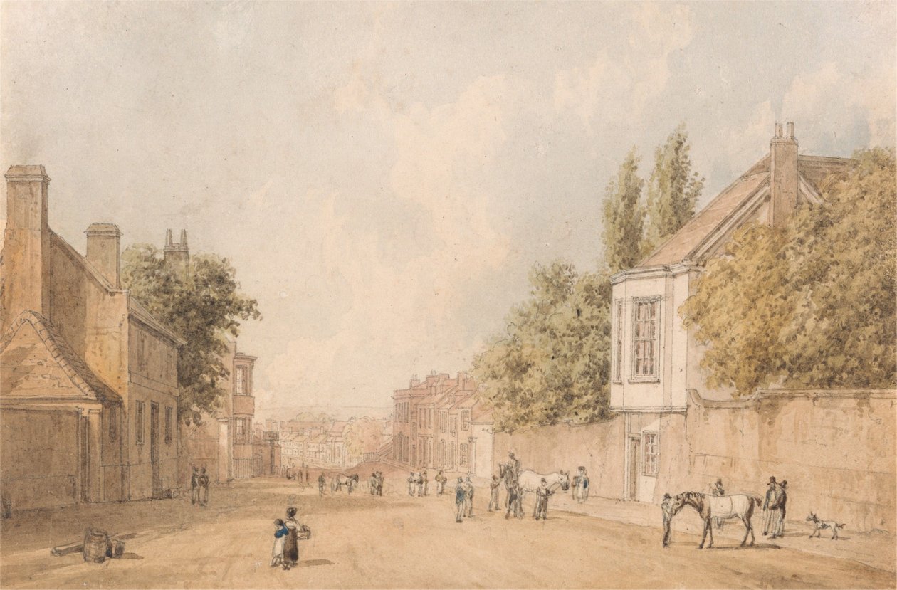 Eingang zu Newmarket von William Westall