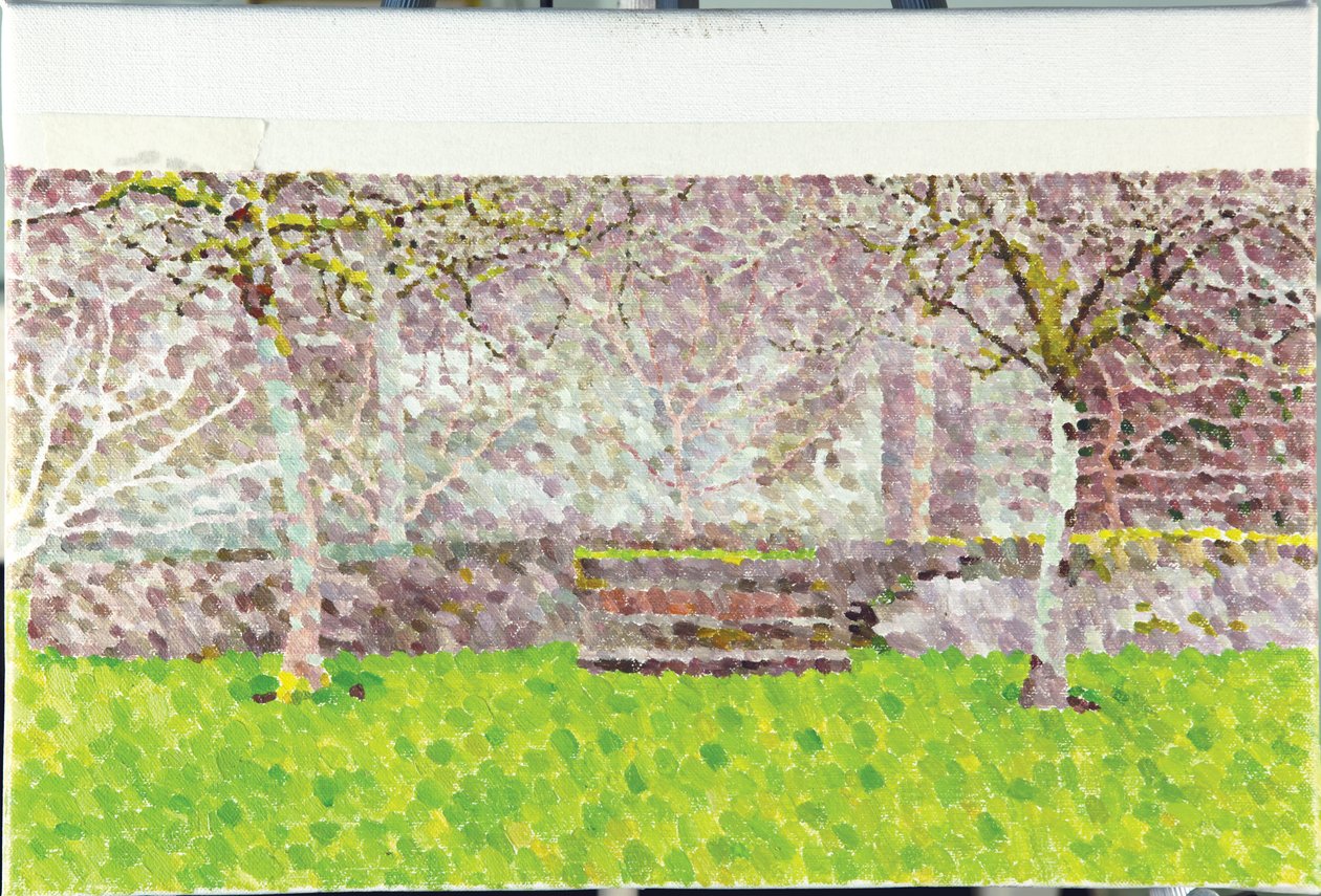 Obstgarten im Winter, 2014 von William Wilkins