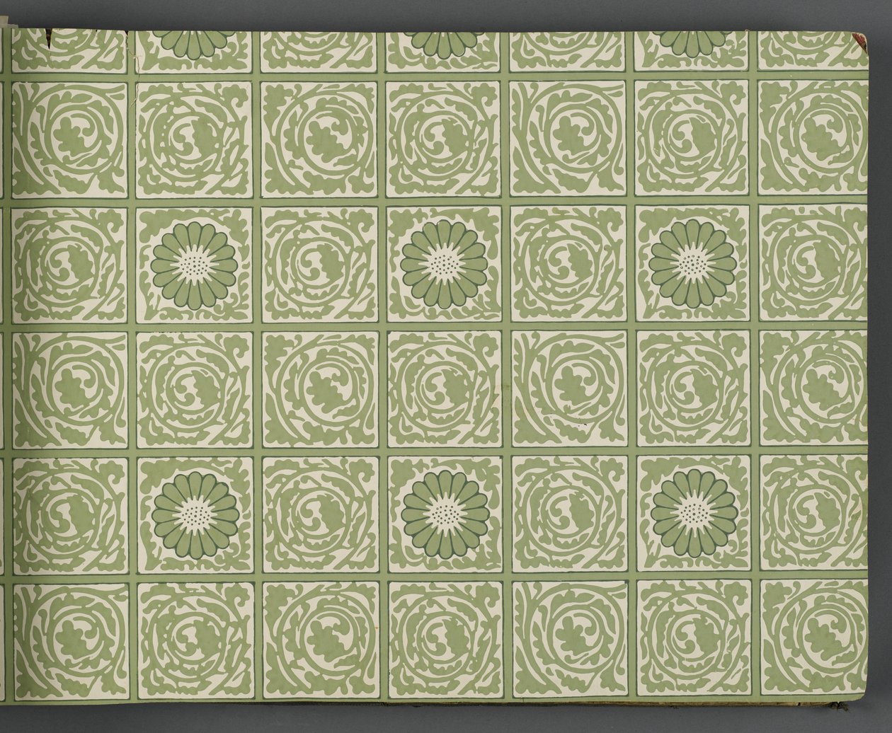 Tapetenmusterbuch, vor 1917 (Druck) von William and Company Morris
