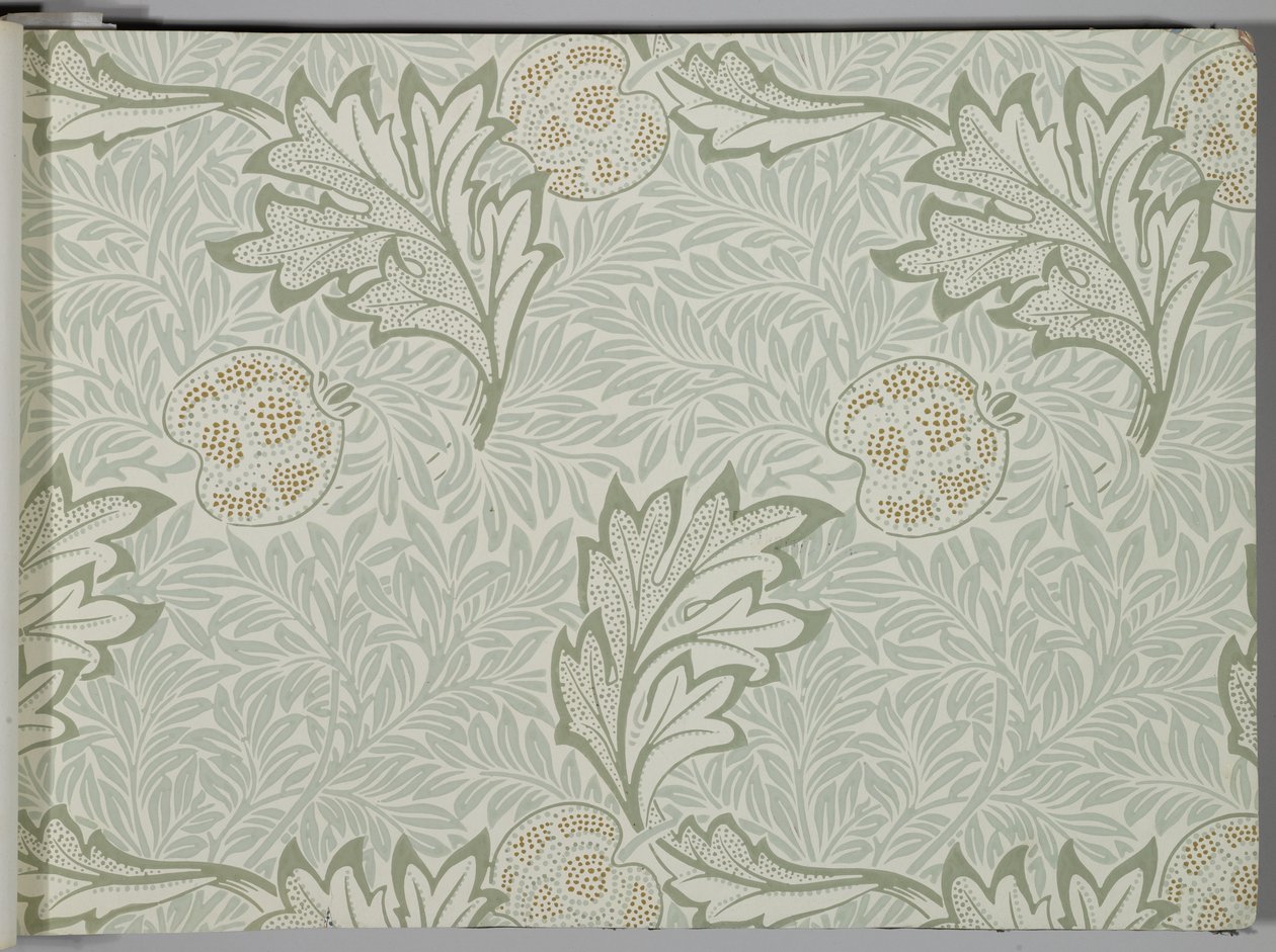 Tapetenmusterbuch, vor 1917 von William and Company Morris