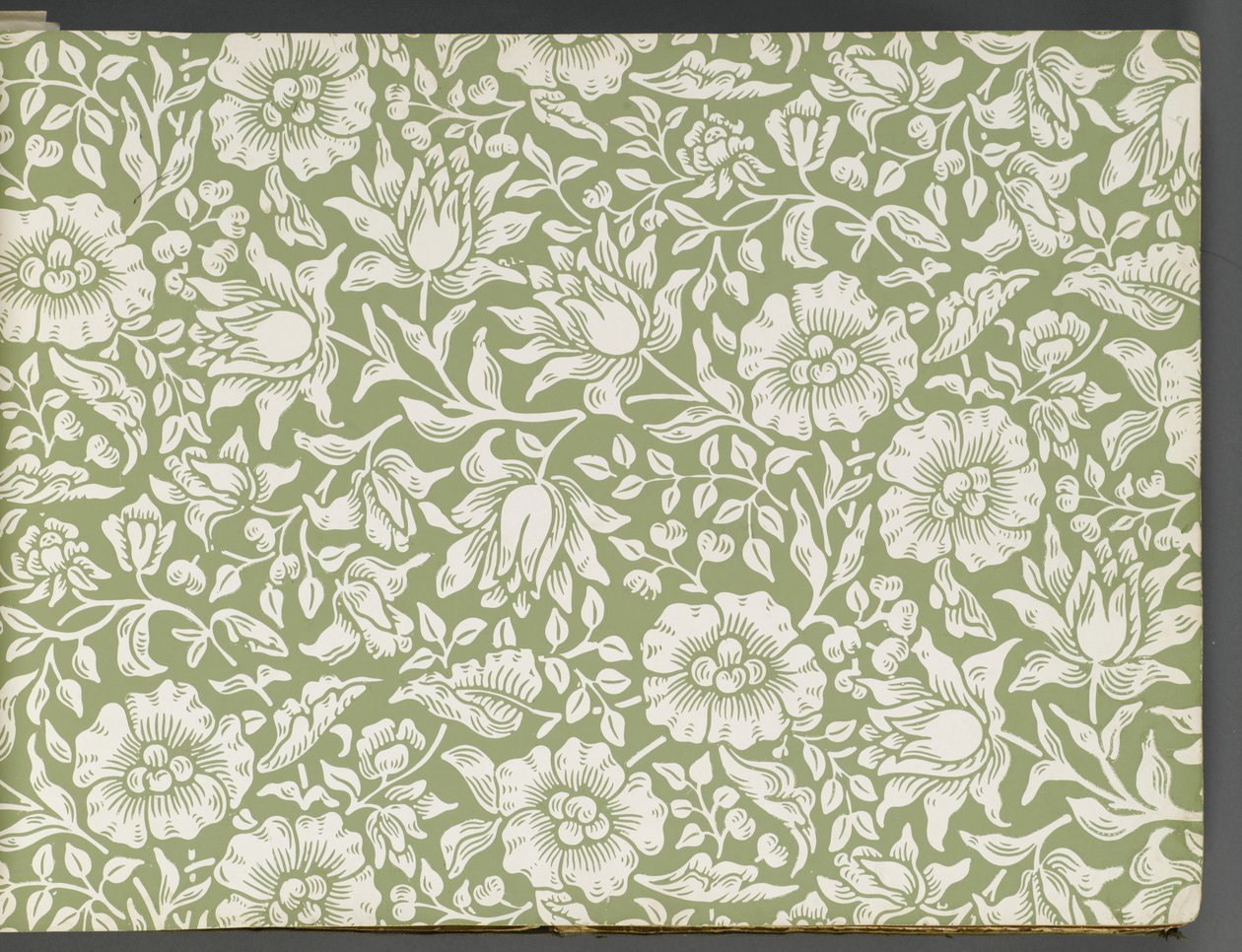 Tapetenmusterbuch, vor 1917 (Druck) von William and Company Morris