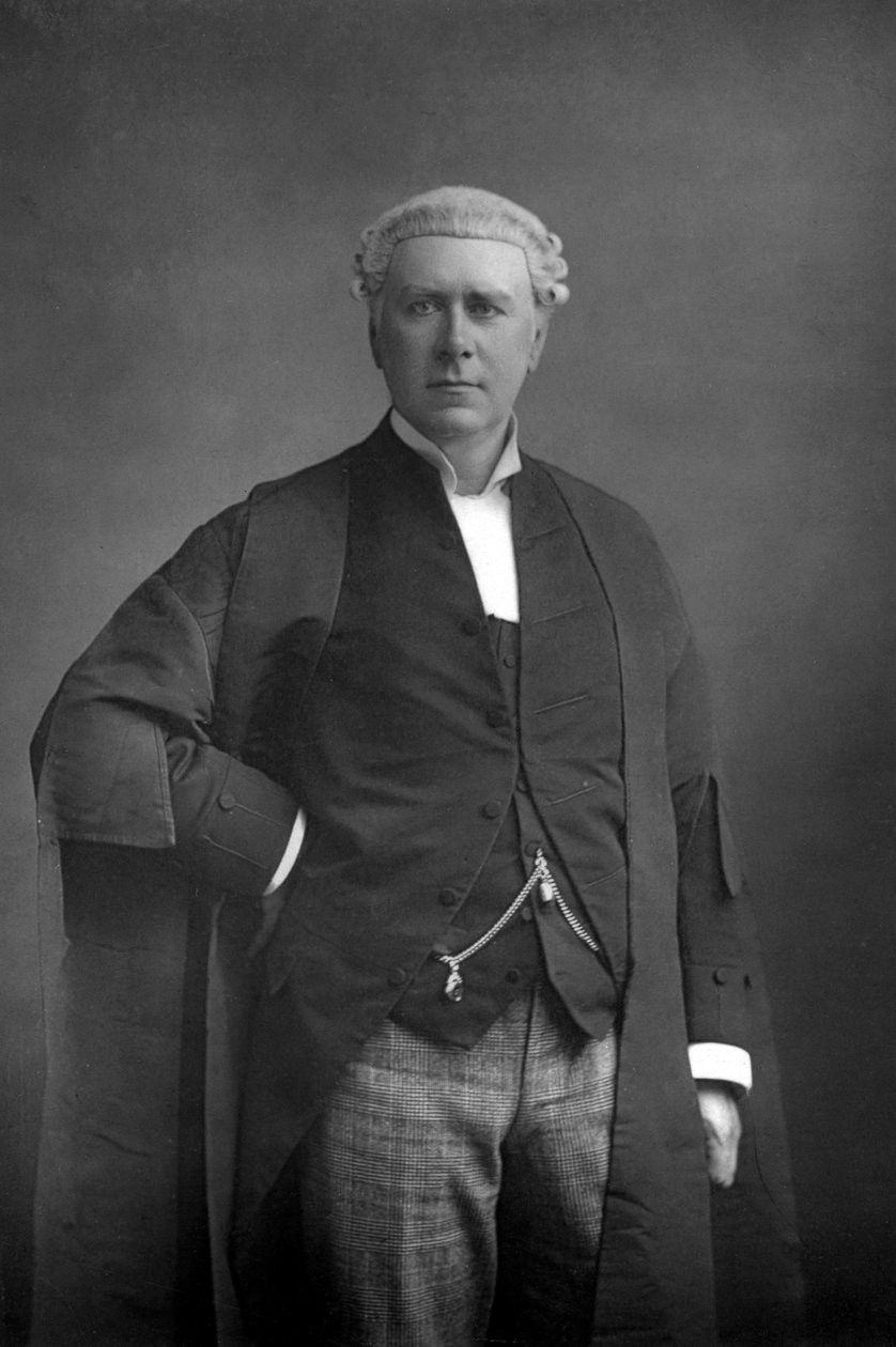 Frank Lockwood 1846-1897, englischer Anwalt und Politiker, 1890 von William and Daniel Downey