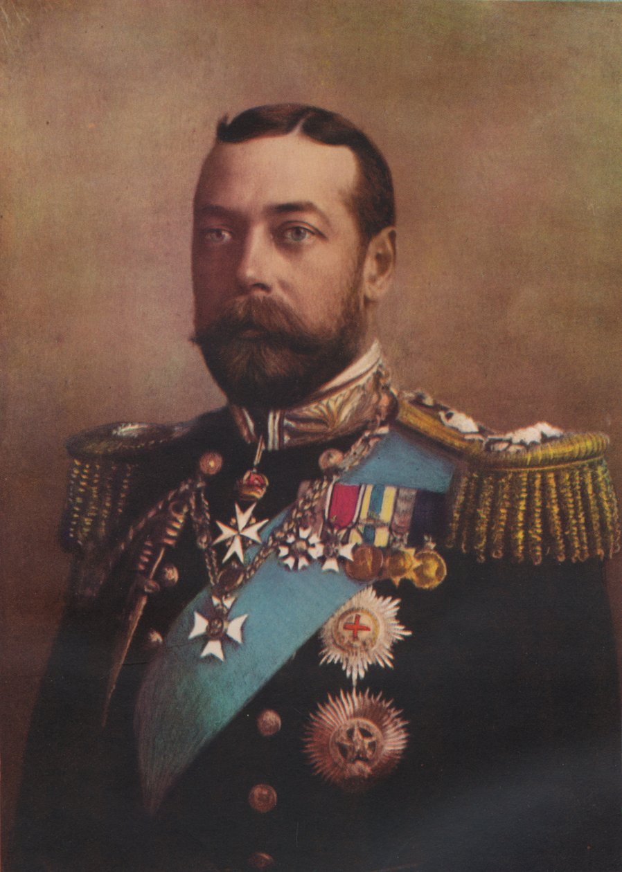 Seine Majestät König Georg V., 1917 von William and Daniel Downey