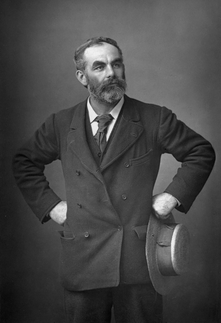 John Burns 1858-1943, englischer Gewerkschafter, Antirassist, Sozialist und Politiker, 1893 von William and Daniel Downey
