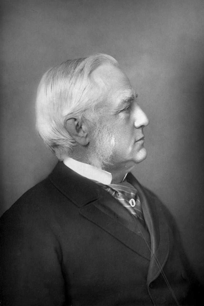 Professor Max Müller, deutscher Philologe und Orientalist, 1893 von William and Daniel Downey