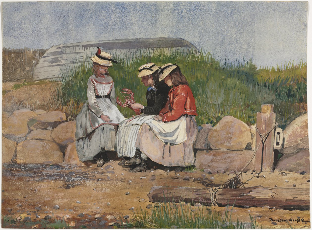 Die Tochter eines Fischers von Winslow Homer