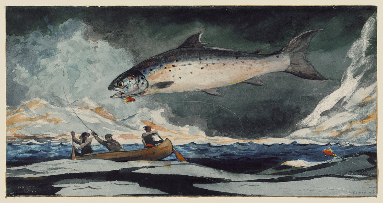 Ein guter Pool, Saguenay River von Winslow Homer