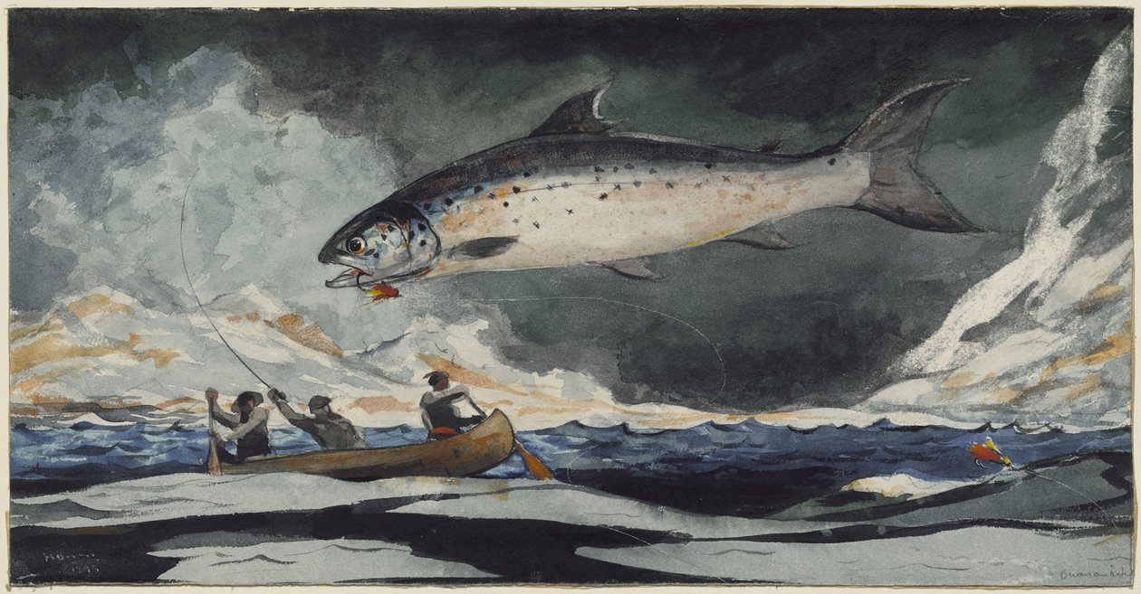 Ein guter Pool, Saguenay River von Winslow Homer