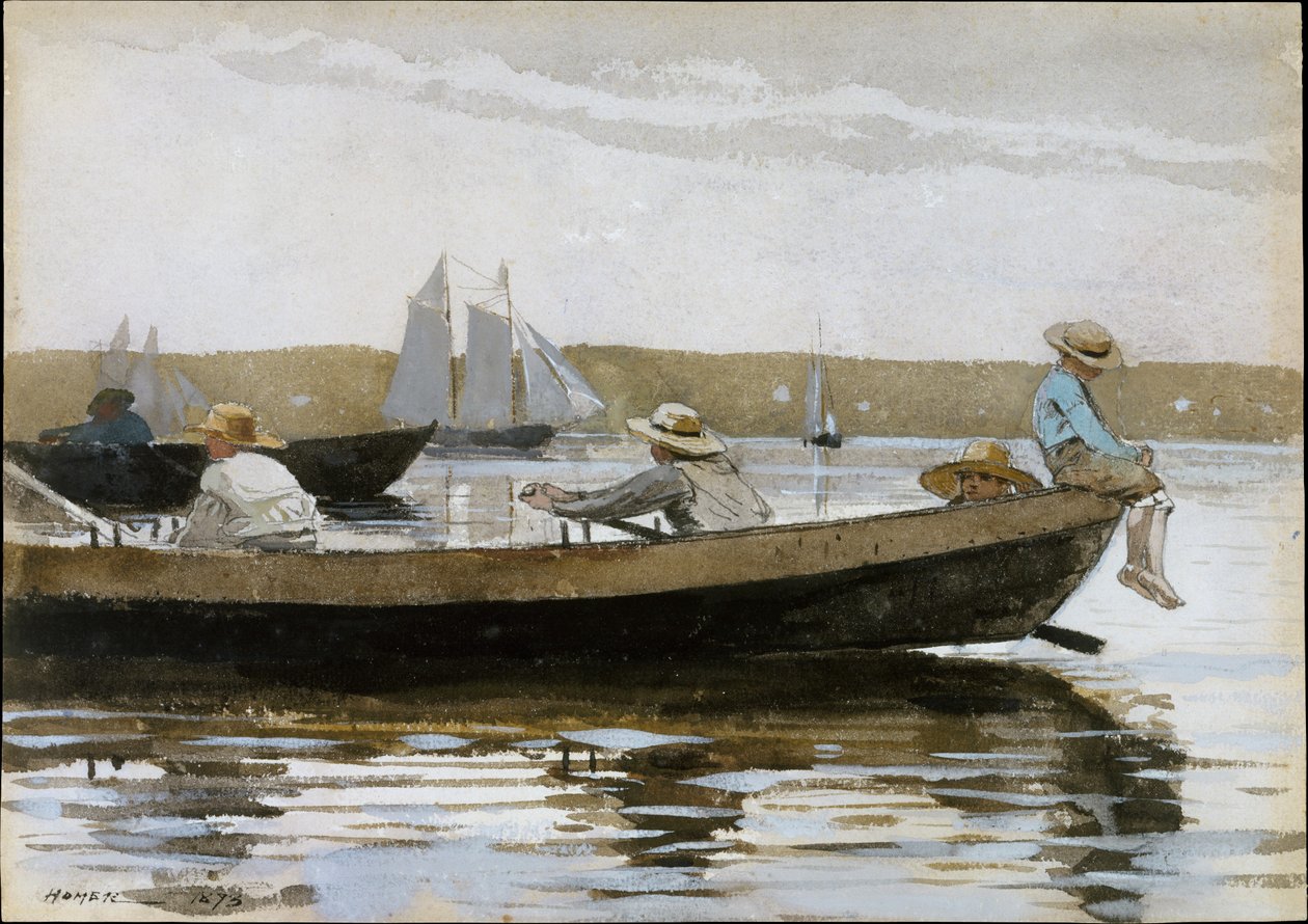 Jungen in einem Dory von Winslow Homer