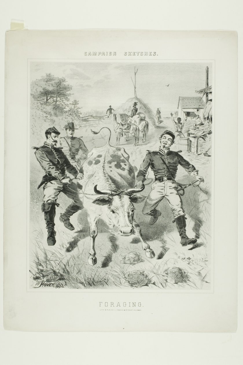 Kampagnenskizzen: Nahrungssuche von Winslow Homer