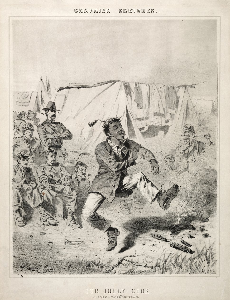 Kampagnenskizzen: Unser fröhlicher Koch von Winslow Homer