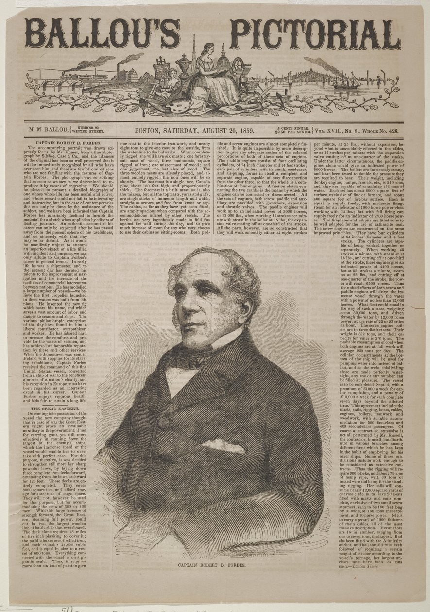Kapitän Robert B. Forbes von Winslow Homer