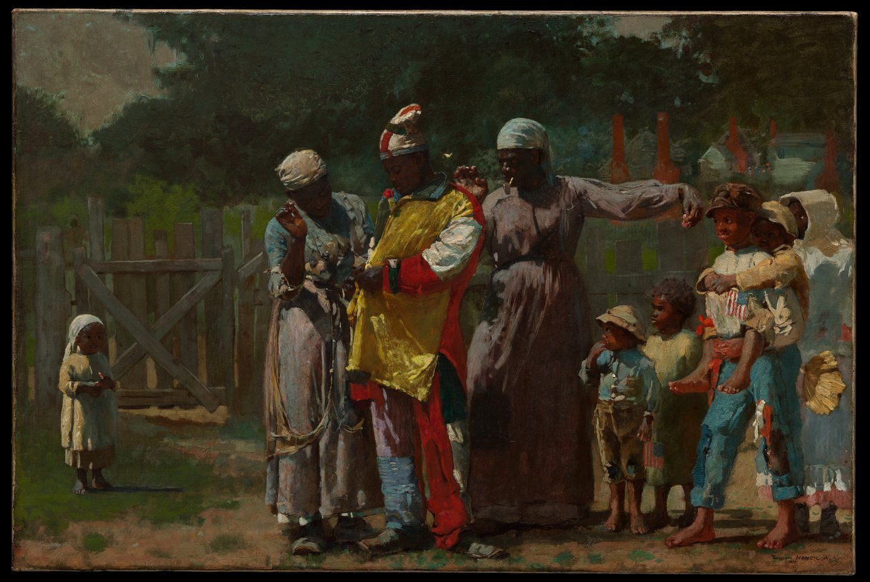 Ankleiden für den Karneval von Winslow Homer