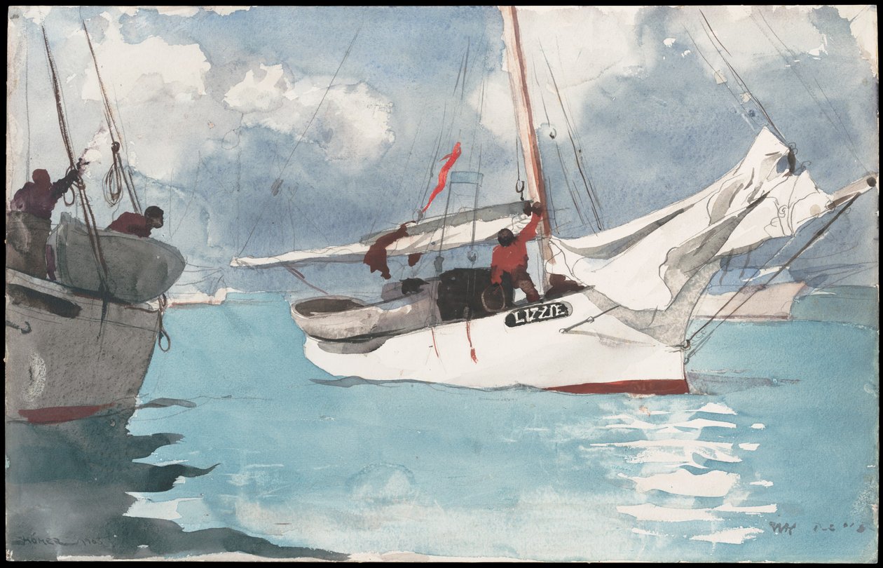 Fischerboote, Key West von Winslow Homer