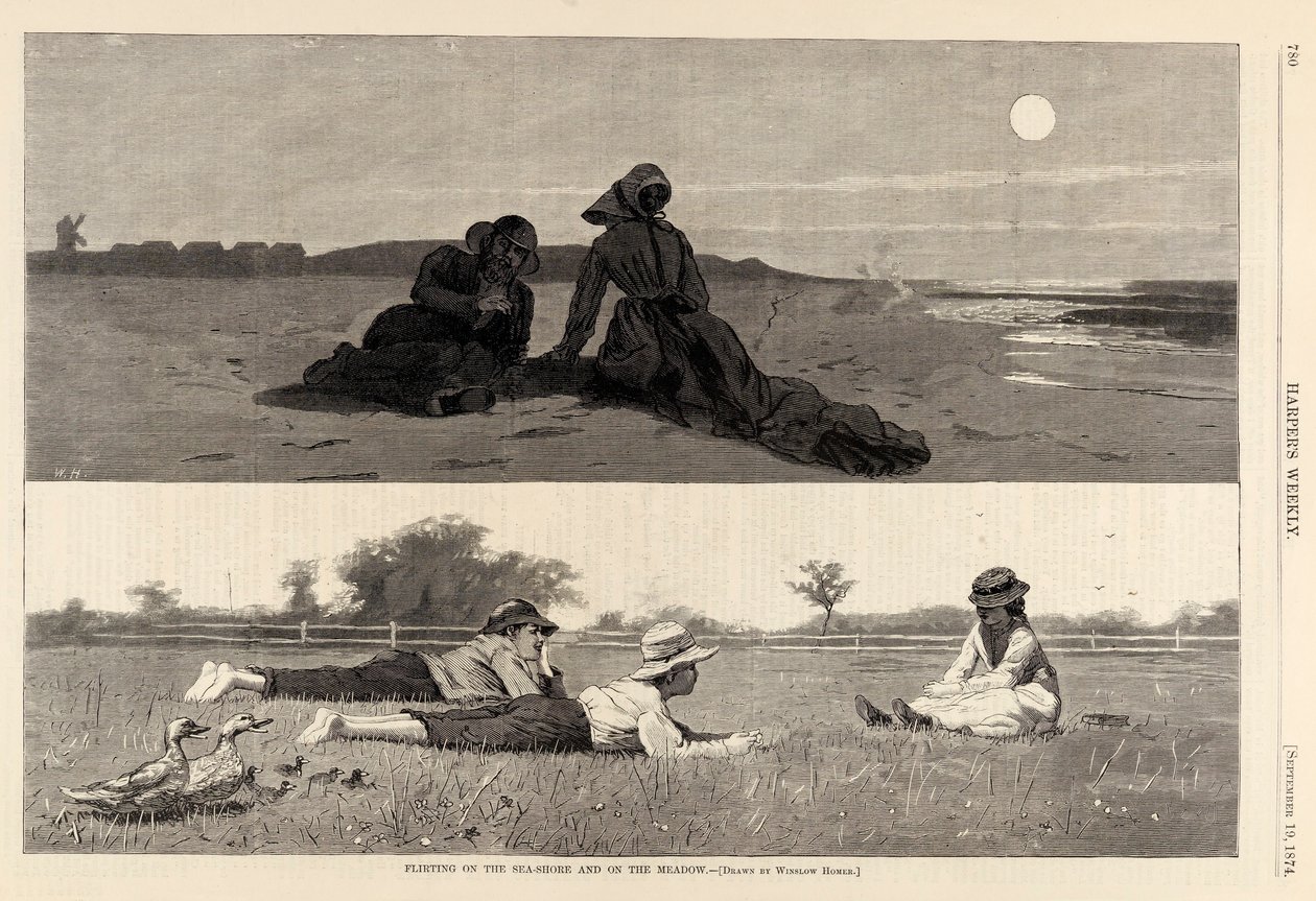 Flirten am Meer und auf der Wiese, aus Harper