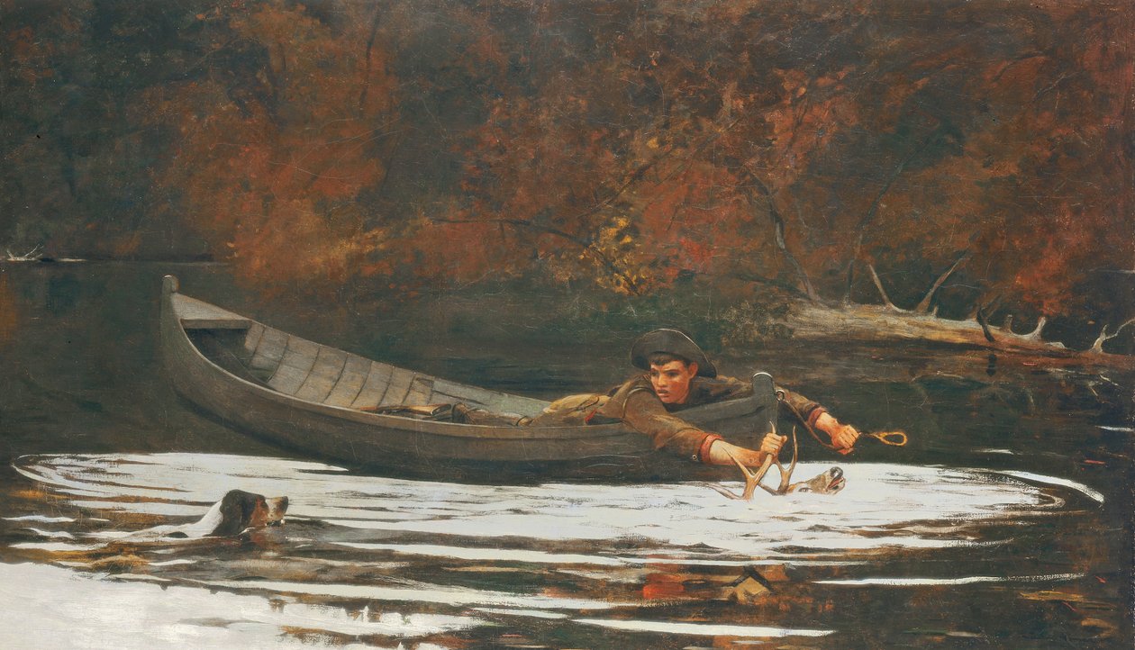 Hund und Jäger, 1892 von Winslow Homer