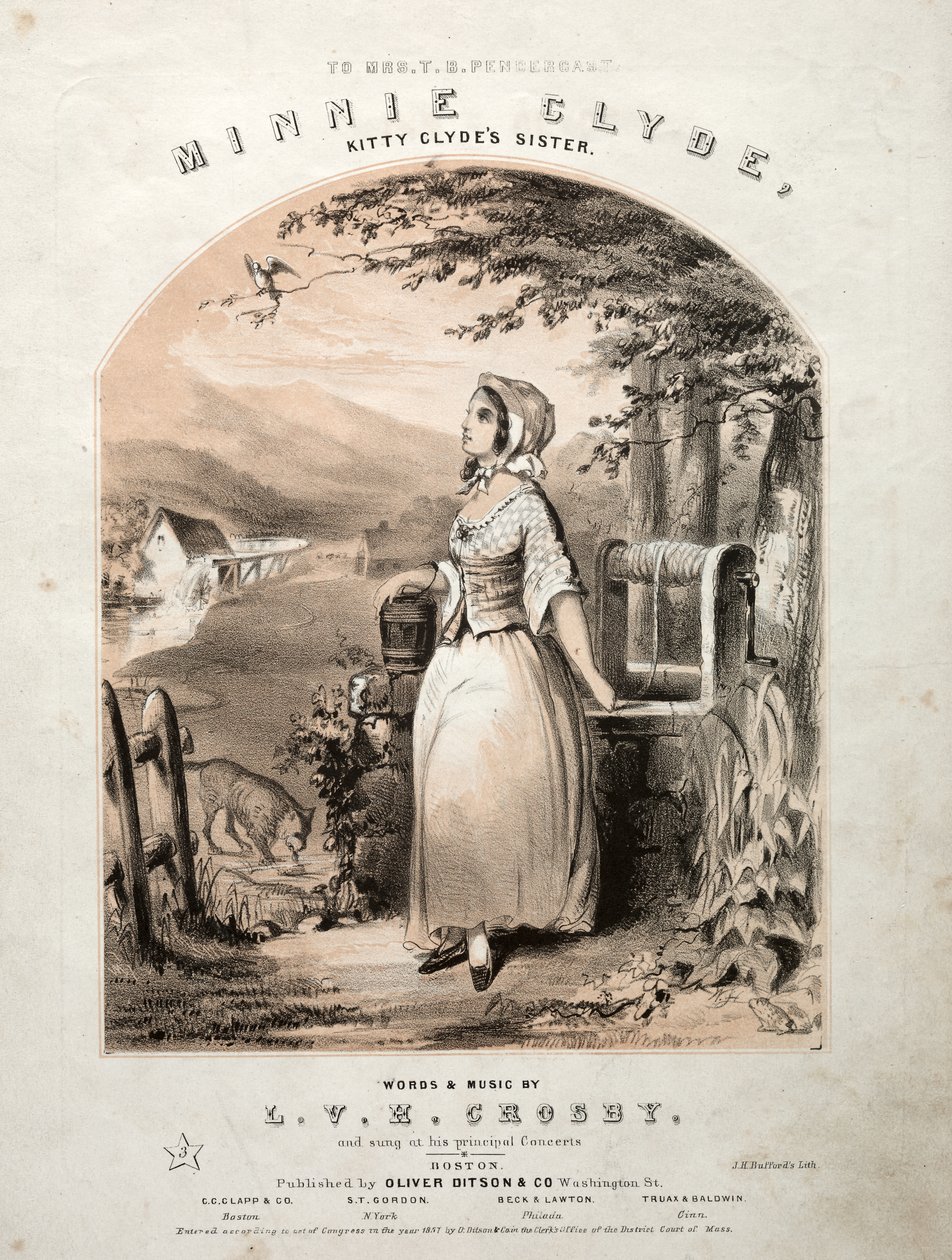 Minnie Clyde - Notenblatt Cover von Winslow Homer