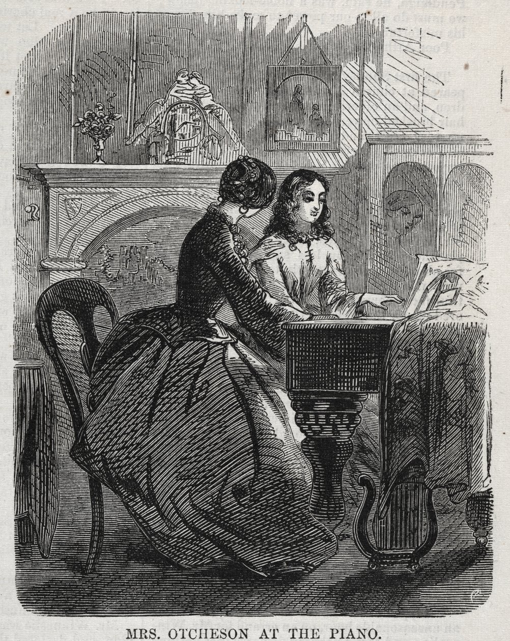Frau Otcheson am Klavier von Winslow Homer