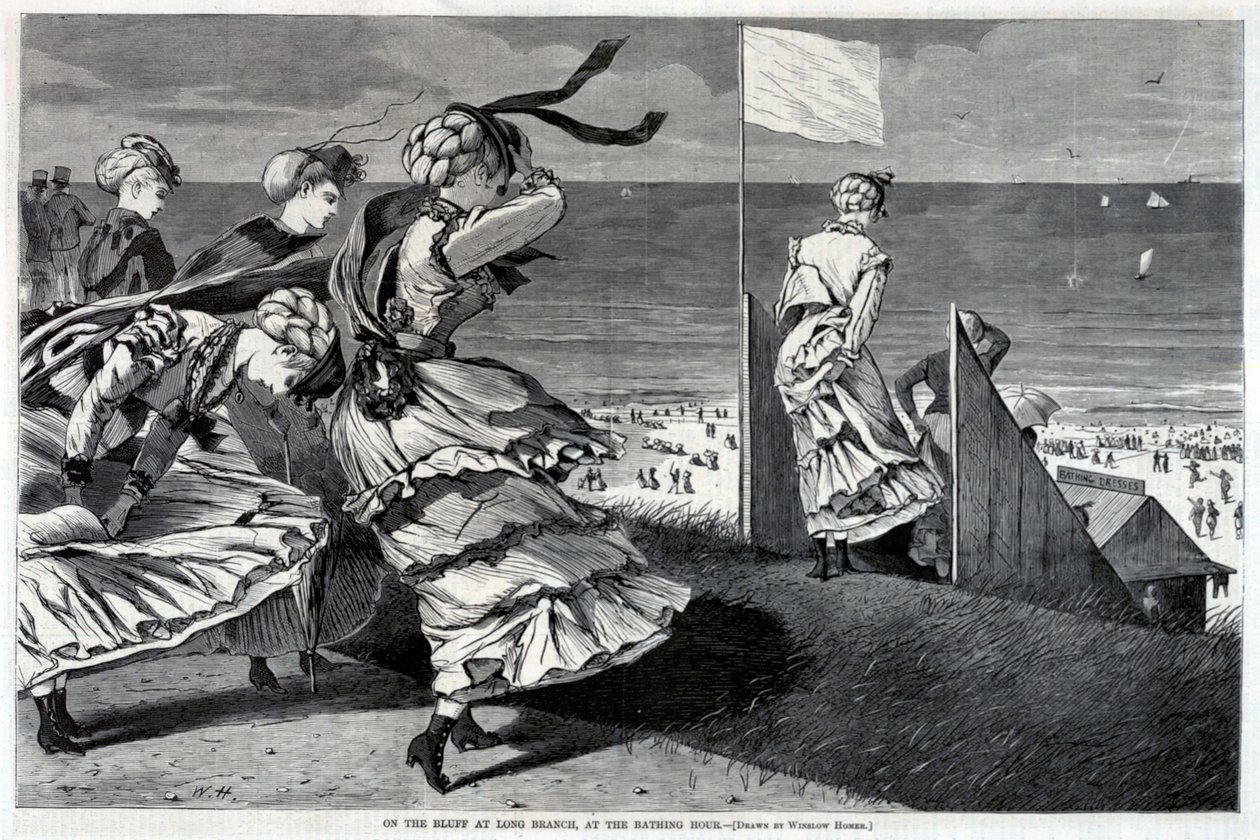 Auf der Klippe bei Long Branch, zur Badezeit, aus Harper