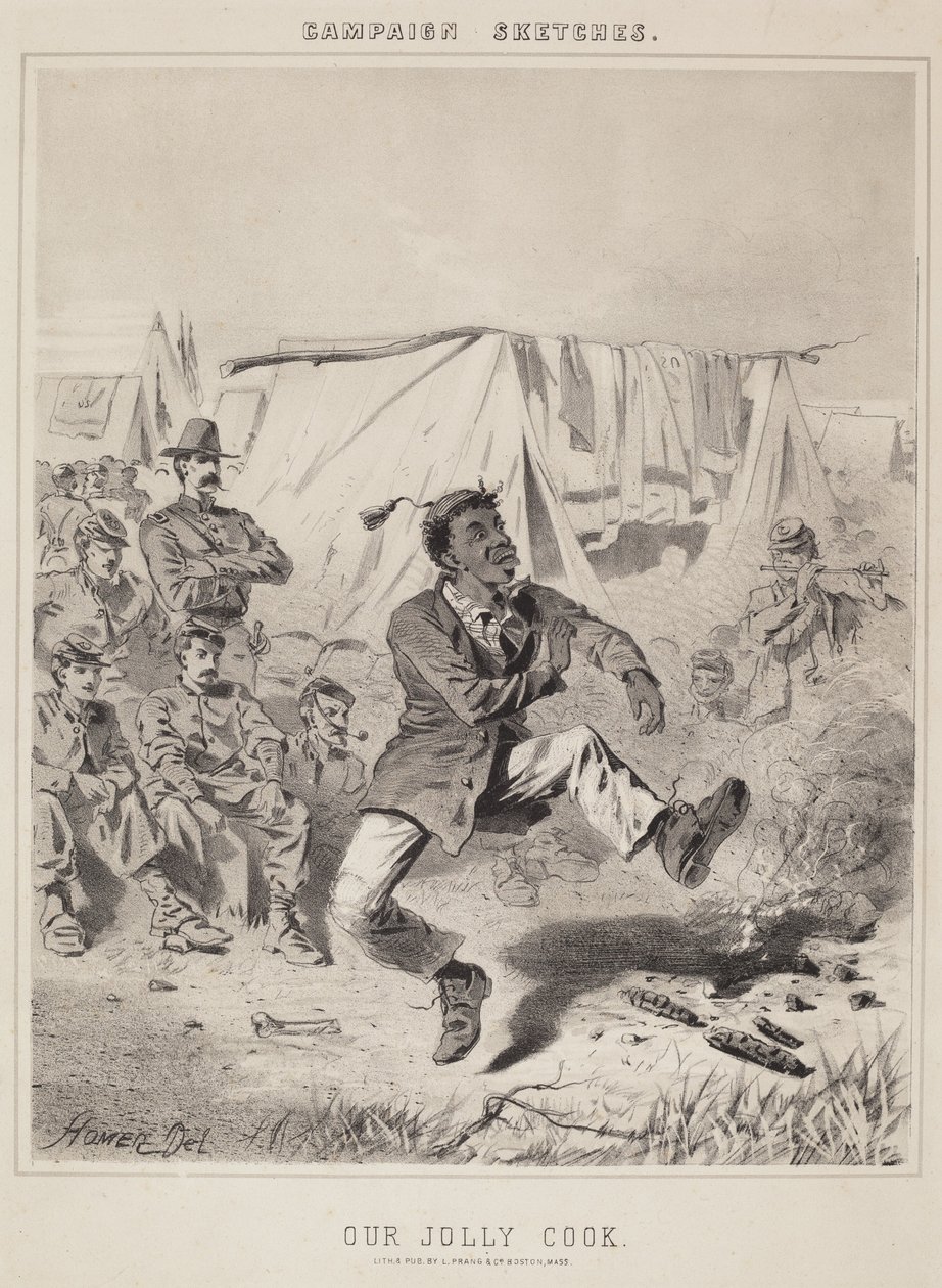 Unser fröhlicher Koch (Kampagnenskizzen) von Winslow Homer
