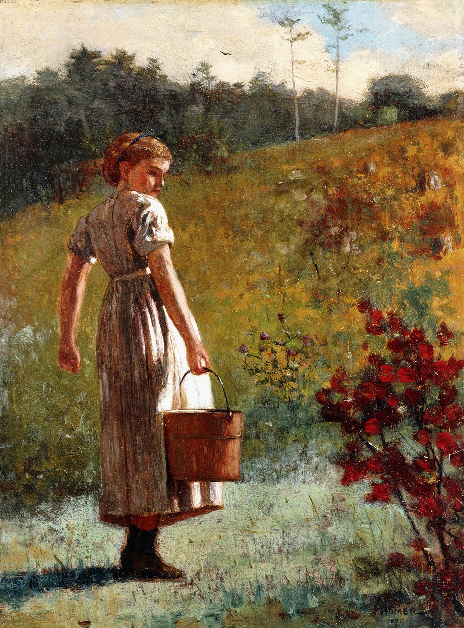 Rückkehr vom Frühling, 1874 von Winslow Homer