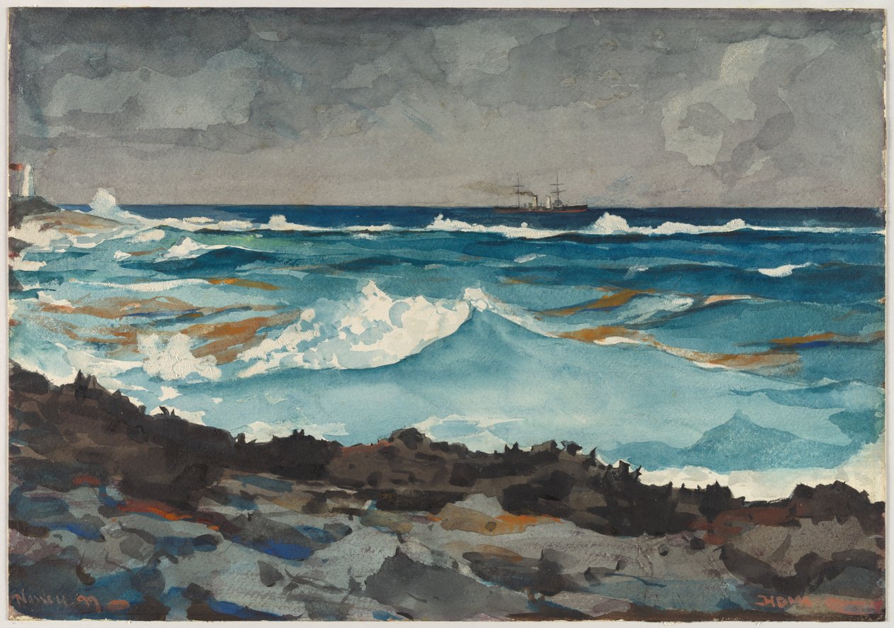 Küste und Brandung, Nassau von Winslow Homer