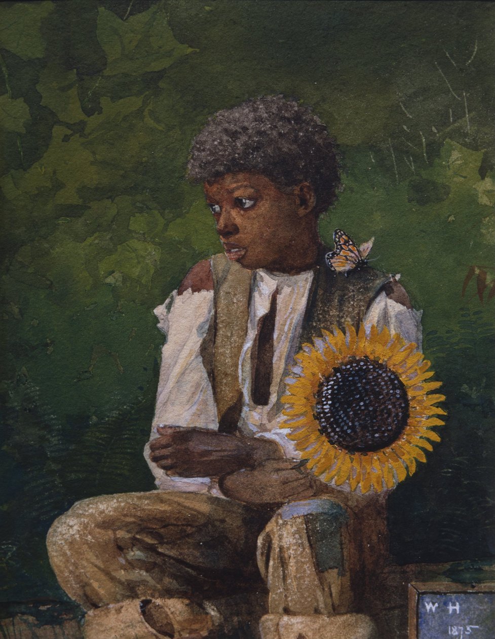 Sonnenblume zum Lehrer bringen von Winslow Homer