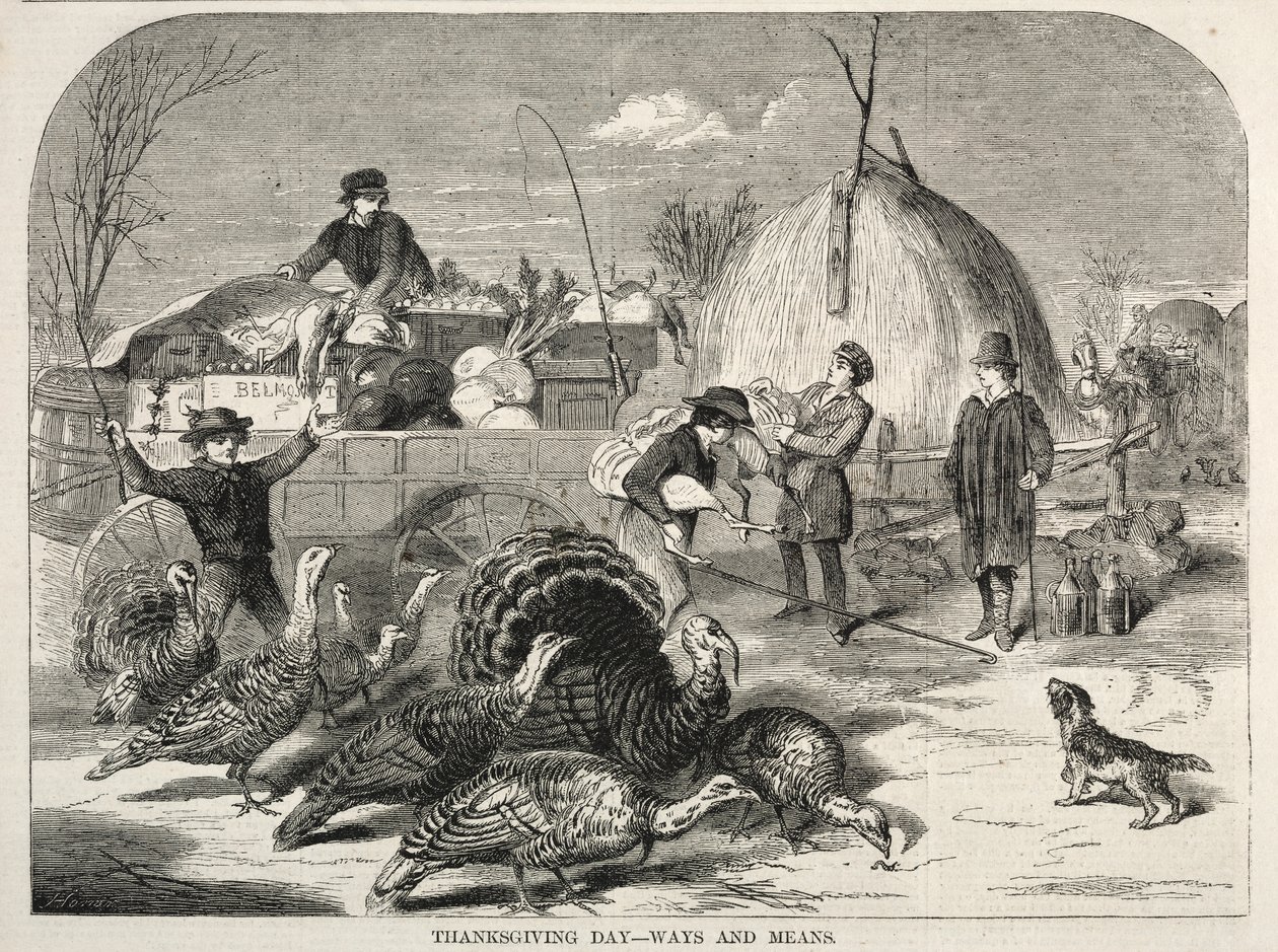 Erntedankfest - Wege und Mittel von Winslow Homer