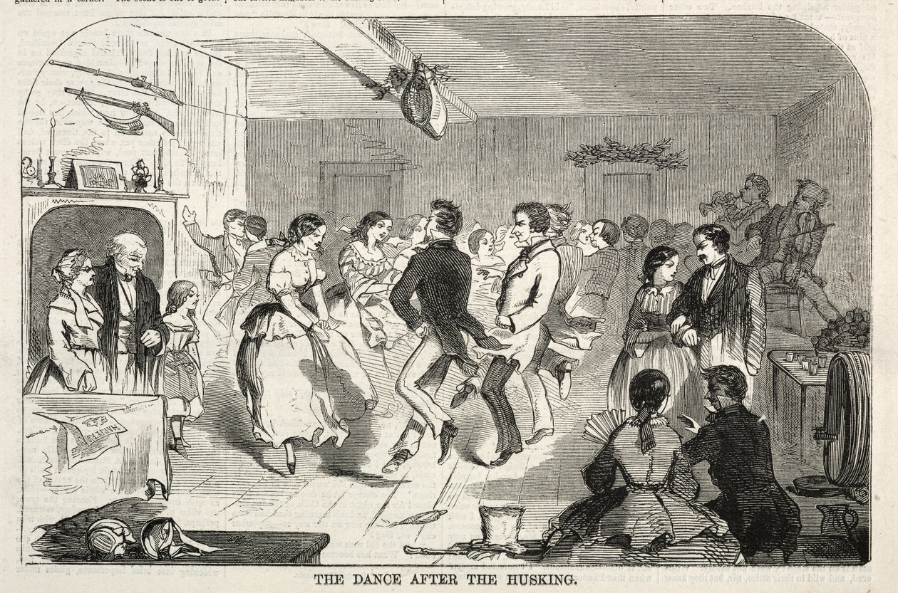 Der Tanz nach dem Entkörnen von Winslow Homer