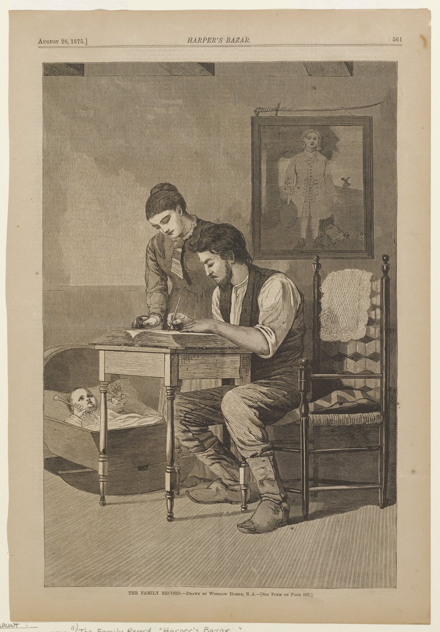Das Familienregister von Winslow Homer
