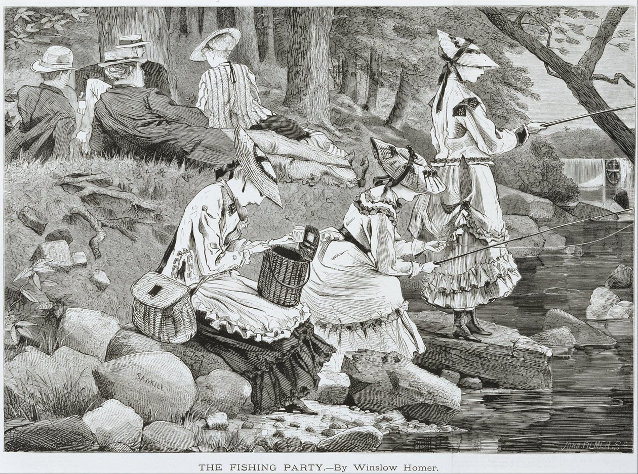 Die Angelgesellschaft von Winslow Homer