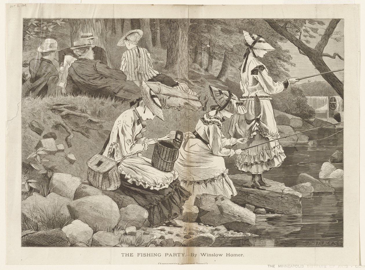 Die Angelpartie von Winslow Homer