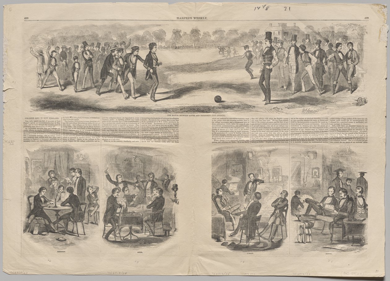 Das Spiel zwischen den Sophs und den Erstsemestern von Winslow Homer