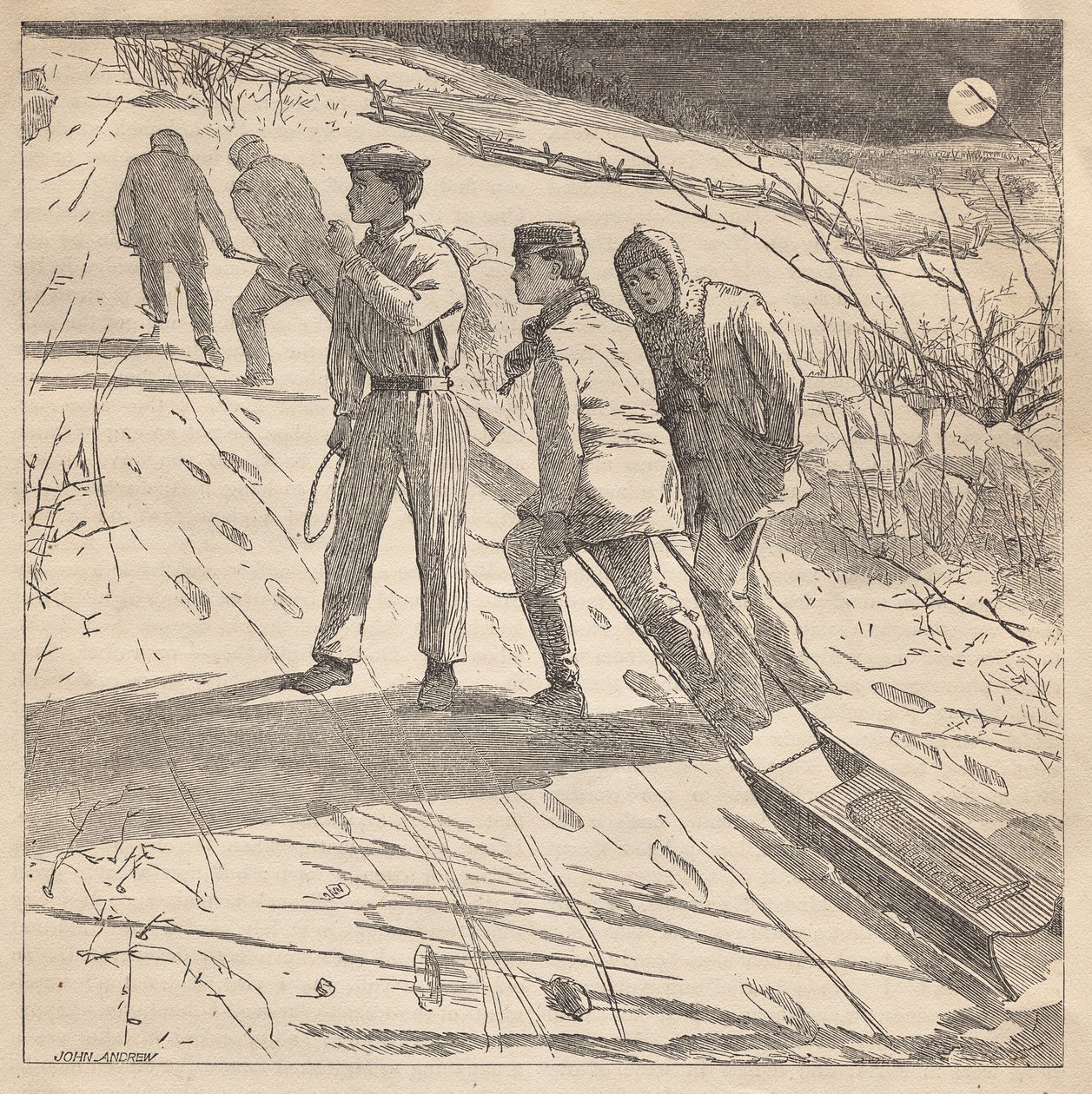 Die Mitternachtsküste von Winslow Homer