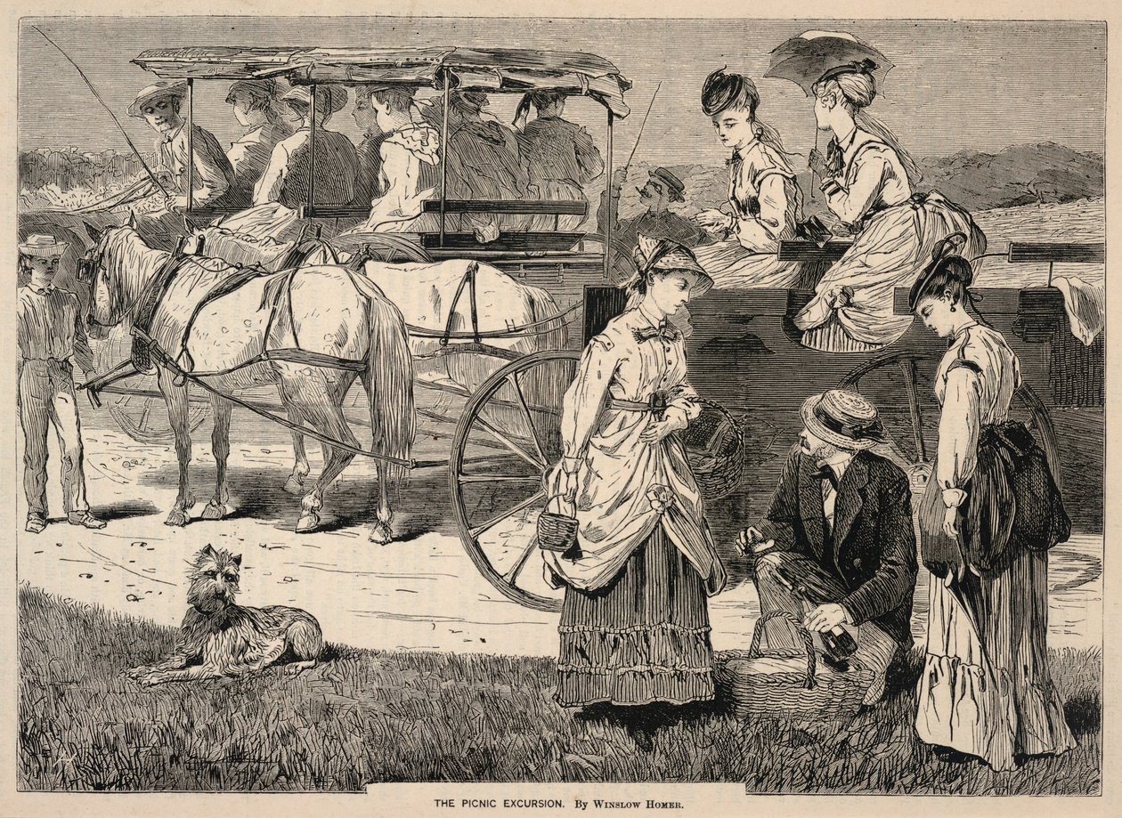 Das Picknick-Ausflug, aus Appletons