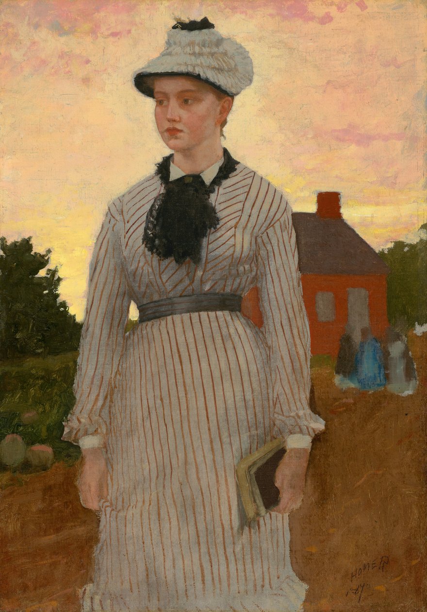 Das rote Schulhaus, 1873 von Winslow Homer