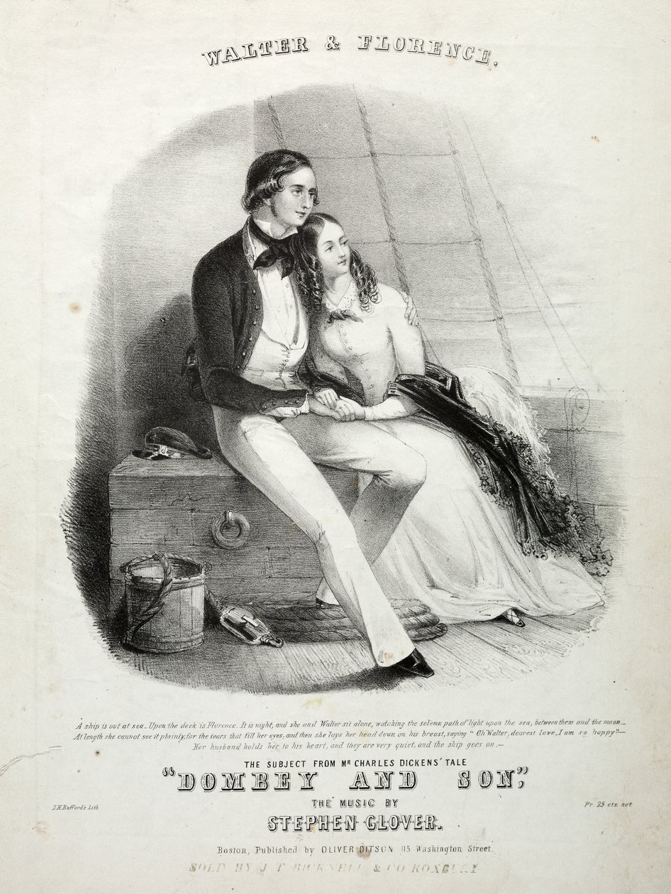 Walter und Florence - Notenblatt von Winslow Homer