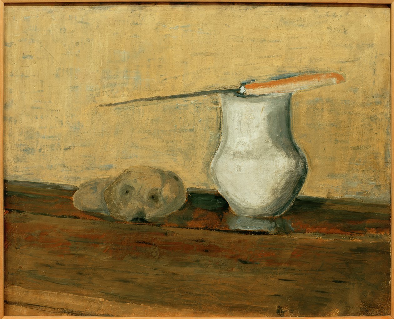 Weißer Krug mit Kartoffeln von Wladimir F. Tatlin