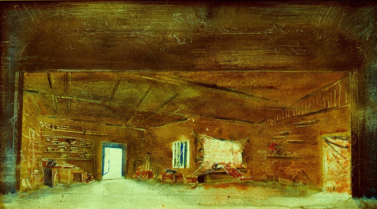 Flachkopf der Gruppe von Geologen. Tag. von Wladimir Jewgrafowitsch Tatlin