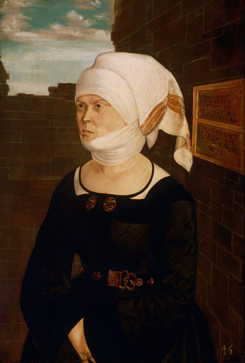 Porträt von Margaret Hundertpfundt von Wolf Huber