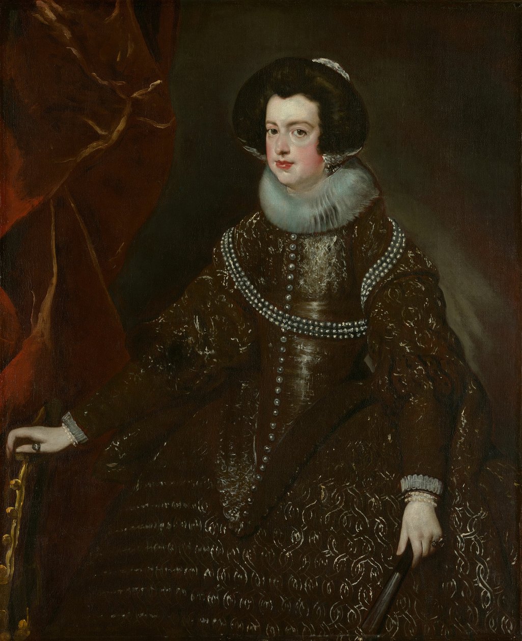 Isabella von Bourbon, Ehefrau von Philipp IV. von Spanien, ca. 1632 von Workshop of Diego Velazquez
