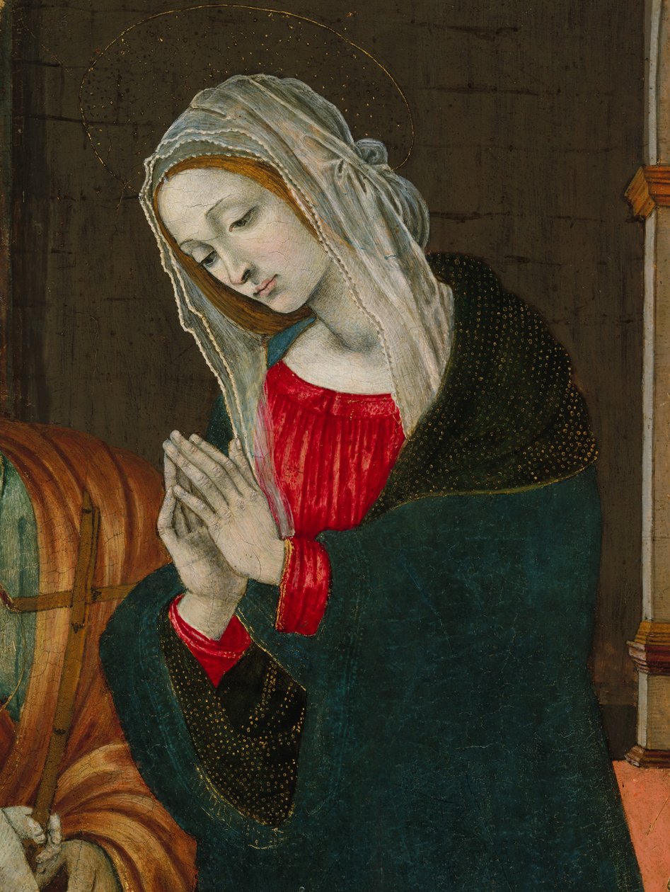 Die Jungfrau der Geburt, wahrscheinlich ca. 1500 von Workshop of Filippino Lippi