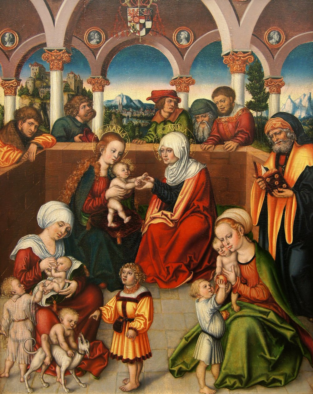 Die Heilige Sippe von workshop of Lucas Cranach the Elder