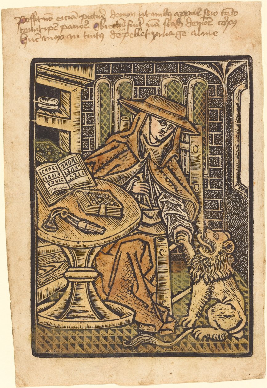 Heiliger Hieronymus von Workshop of Master of the Aachen Madonna