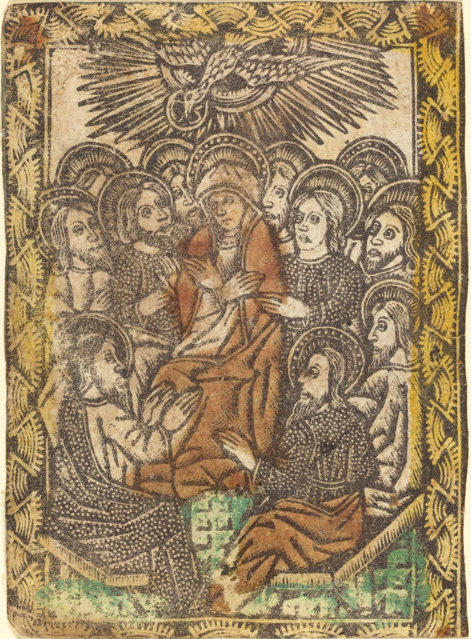 Pfingsten von Workshop of Master of the Borders with